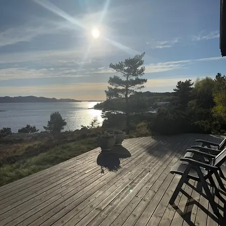 With Panorama View Over The Sea, Close To Pulpit Rock Jorpeland